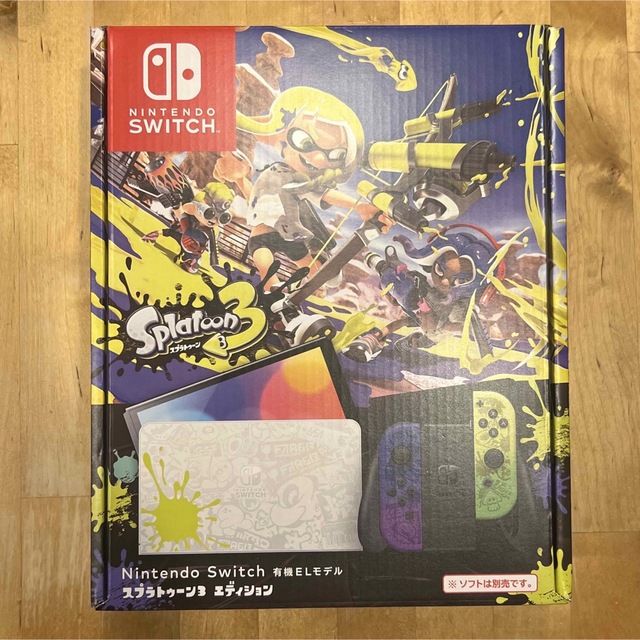 任天堂(ニンテンドウ)のNintendo Switch 有機ELモデル スプラトゥーン3エディション エンタメ/ホビーのゲームソフト/ゲーム機本体(家庭用ゲーム機本体)の商品写真