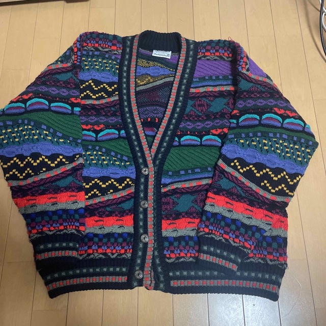 COOGI(クージー)のKALAROO 3Dニット カーディガン COOGI メンズのトップス(カーディガン)の商品写真