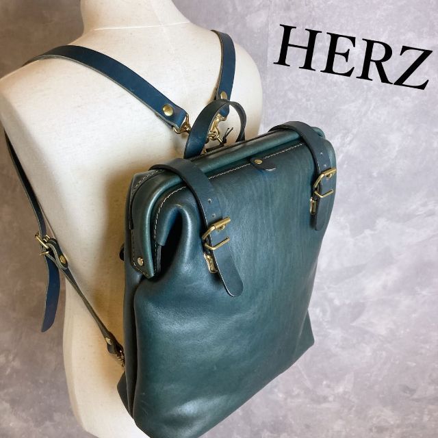 HERZ ヘルツ リュック レザー 2way 本革 牛革 ラックス リュック-