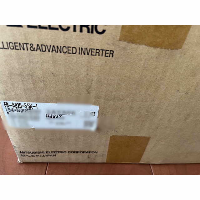 時間指定不可】 三菱電機 - 新品未使用 三菱 インバーター FR-A820-5.5