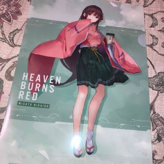 【HEAVEN BURNS RED】クリアファイル、二階堂三郷【未使用品】(クリアファイル)