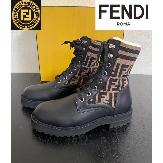 ランキングや新製品 FENDI アンクルブーツ FFロゴ フェンディ 21SS【美品】FENDI - ブーツ