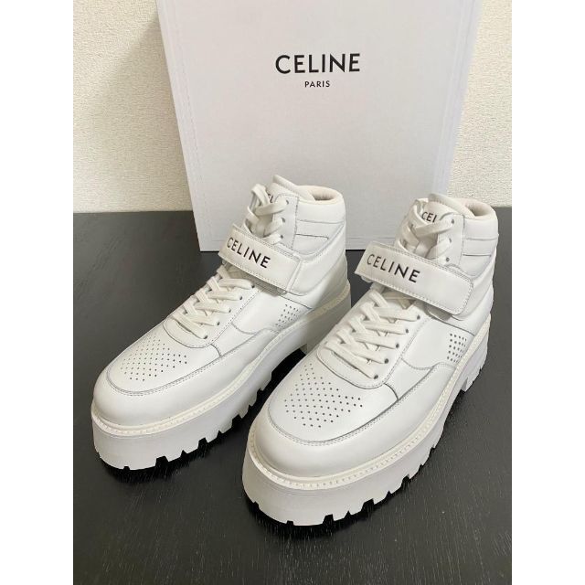 通販激安】 レザー ロゴ セリーヌ 22SS【新品】CELINE - celine ハイ
