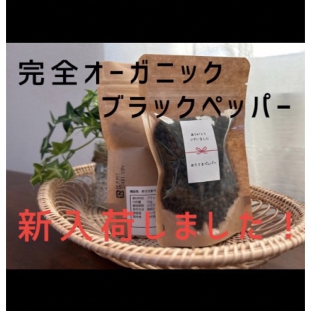 カンボジア産　ブラックペッパー 食品/飲料/酒の食品(調味料)の商品写真