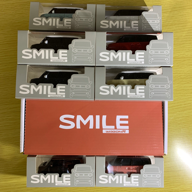 非売品 ワゴンR Smile プルバックカー コンプリートBOX-eastgate.mk