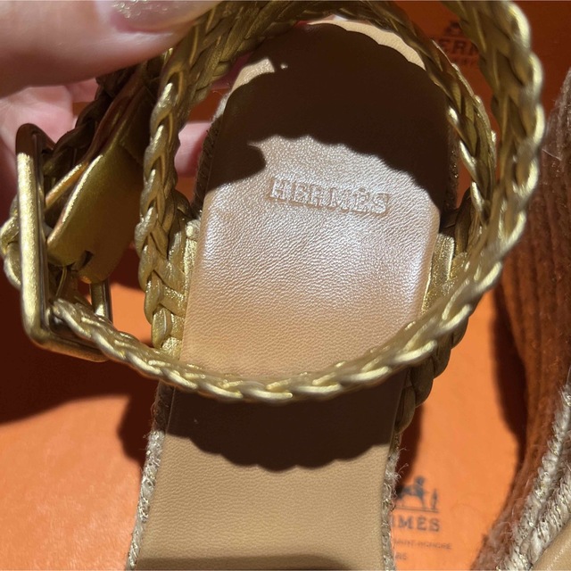HERMESエルメス*エスパドリーユ♡ゴールド♡レア♡完売品♡