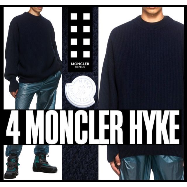 MONCLER - MONCLER 4 HYKE モンクレール ジーニアス ハイク カシミアニットM