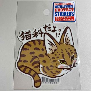 猫科だよっ！！　サーバルキャット　ビーサイドレーベル (シール)