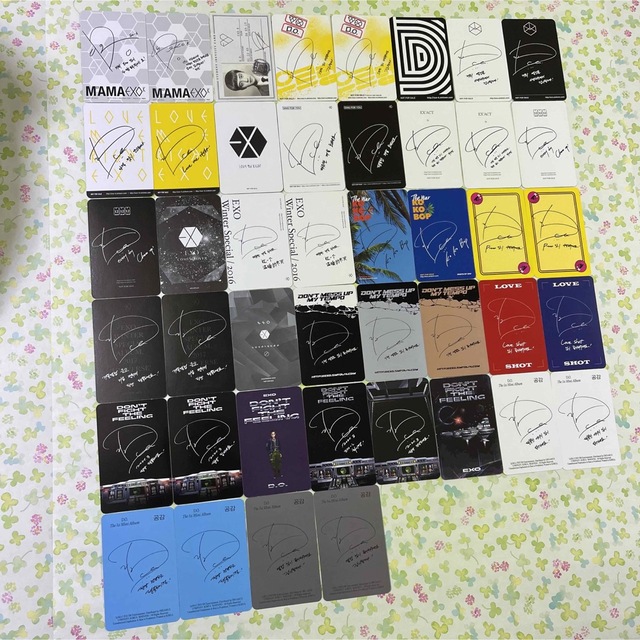 EXO D.O. ディオ　ギョンス　トレカ　カード　CD 韓国　公式タレントグッズ