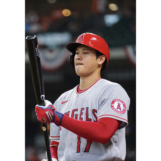 MLBロサンゼルスエンジェルス大谷翔平選手モデル(SO)asics硬式木製バット