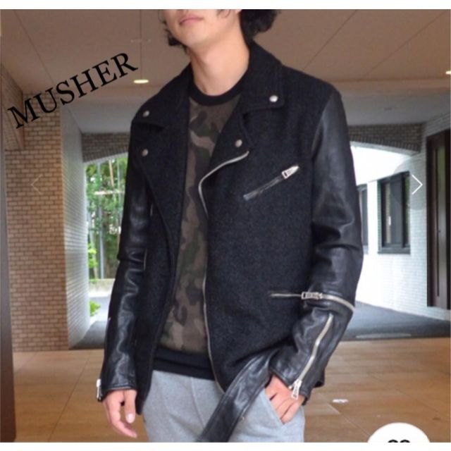 MUSHER×LOVELESS ギルドプライム 別注ダブルレザーライダース | www