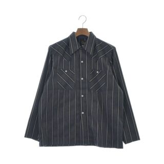 needles ニードルス ネペンテス 光沢 ストライプ ジャケット 紺 S 公式