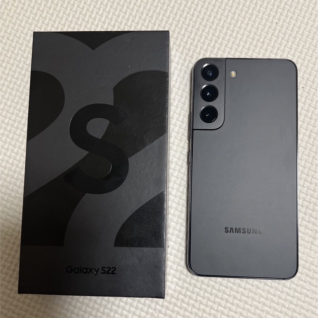 ー品販売  Galaxy - Galaxy S22 香港版 SM-9010 ブラック スマートフォン本体