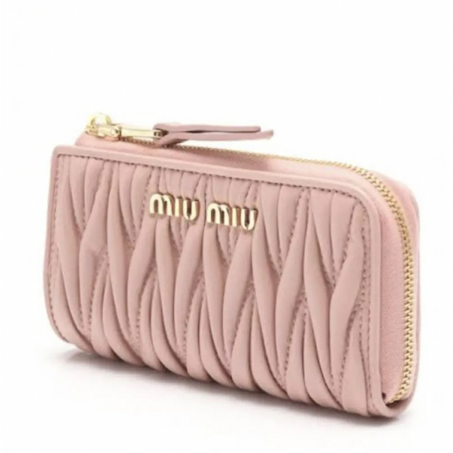 miumiu マテラッセ　レザーキーケース　カードケース