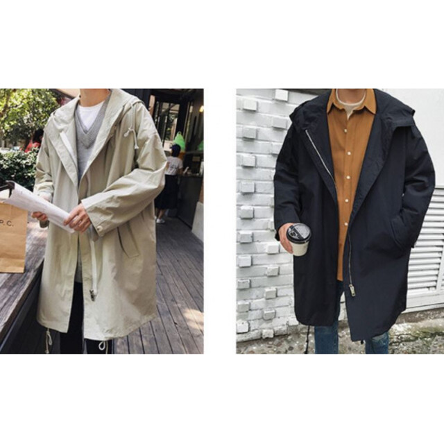 ロングコート メンズコート シャカシャカ ブラックの通販 by ま ロングコート メンズコート シャカシャカ ブラックの通販 by ま