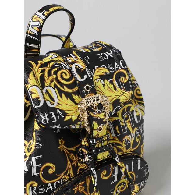 VERSACE - VERSACE JEANS COUTURE リュック バロック ブラックの通販