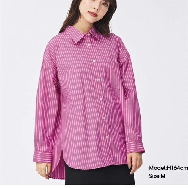 新品未使用!GU ストライプシャツ Lサイズ www.npdwork.net