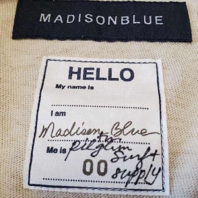 新品MADISONBLUEマディソンブルーPilgrim別注Hello Tシャツ