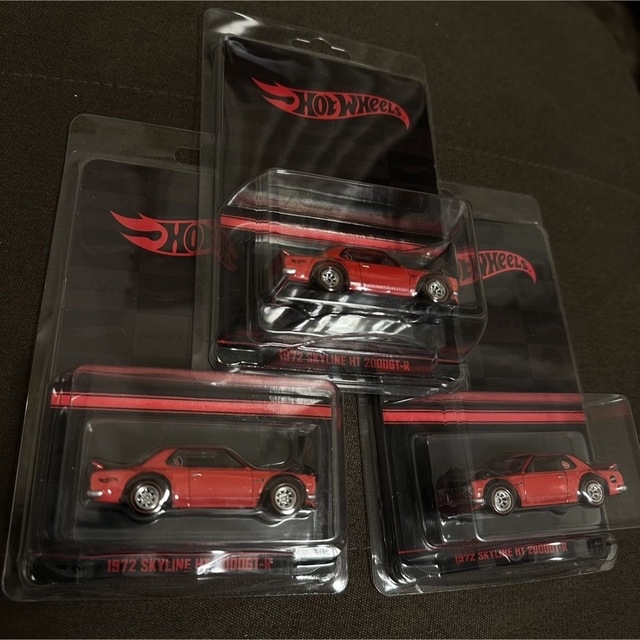 1972 Skyline HT 2000GT-R ハコスカ 3台セット - ミニカー