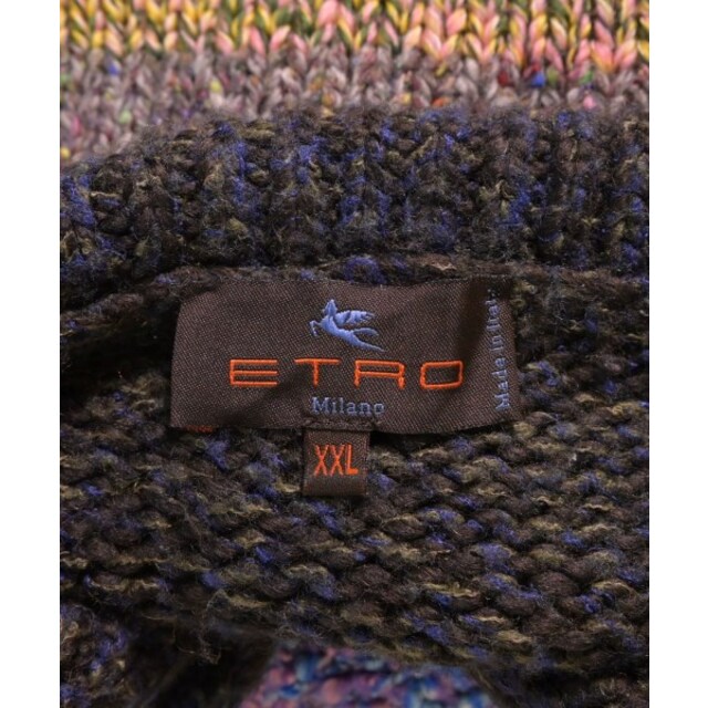 ETRO - ETRO エトロ カーディガン XXL 茶x白x紫等 【古着】【中古】の