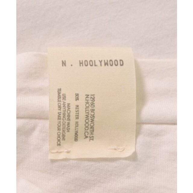 N.HOOLYWOOD(エヌハリウッド)のN.HOOLYWOOD エヌハリウッド Tシャツ・カットソー -(XL位) 白 【古着】【中古】 メンズのトップス(Tシャツ/カットソー(半袖/袖なし))の商品写真