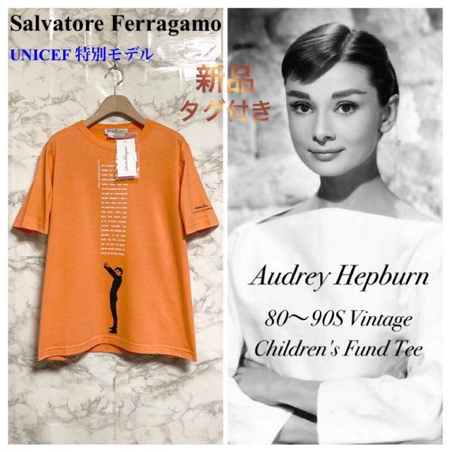 Salvatore Ferragamo Tシャツ オードリーヘップバーントップス