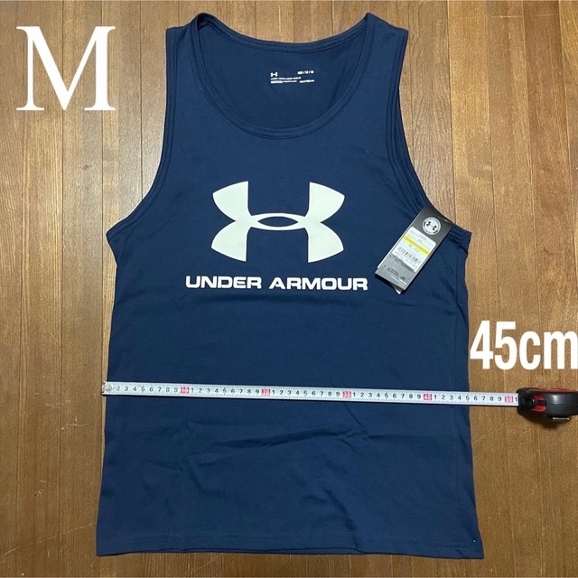 UNDER ARMOUR(アンダーアーマー)のUNDER ARMOUR人気胸ビッグロゴ未使用タンクトップ(M) メンズのトップス(タンクトップ)の商品写真