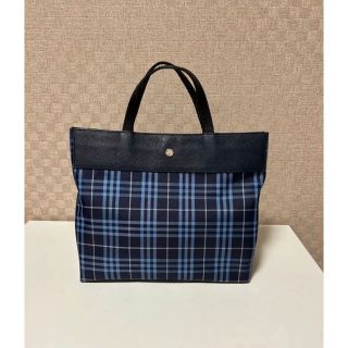 BURBERRY - バーバリー キャンバス レザー ノバチェック トートバッグ