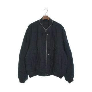 ジルサンダー(Jil Sander)のJIL SANDER ジルサンダー ミリタリーブルゾン 52(XXL位) 紺 【古着】【中古】(ミリタリージャケット)