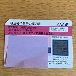 エーエヌエー(ゼンニッポンクウユ)(ANA(全日本空輸))のANA全日空　株主優待券(その他)