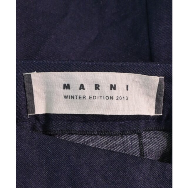 MARNI マルニ ひざ丈スカート 40(M位) 紺x黒 2