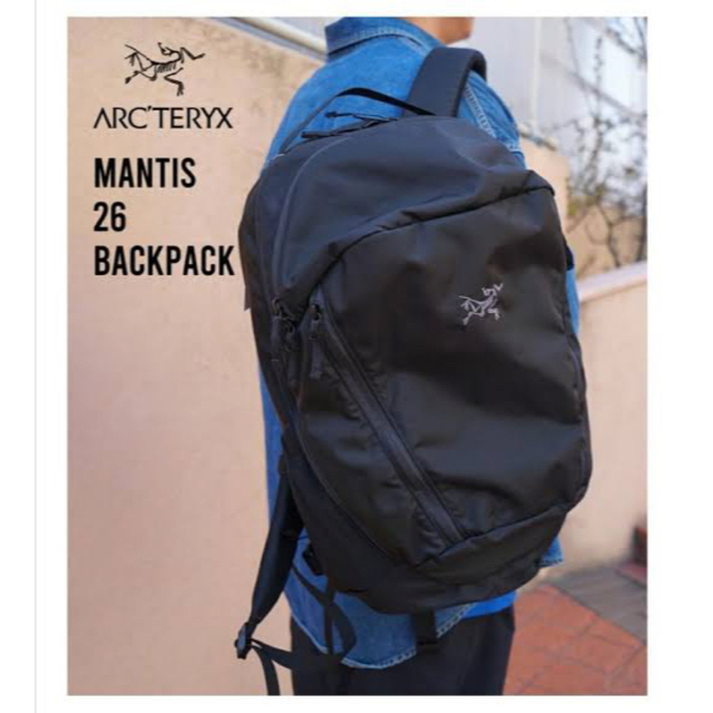 【良品】ARC'TERYX  MANTIS 26 バックパック A4 ブラック