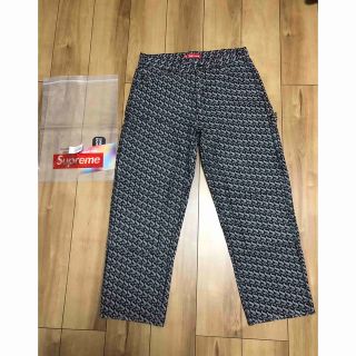 シュプリーム(Supreme)のSupreme Monogram Denim Painter Pant 32(ペインターパンツ)