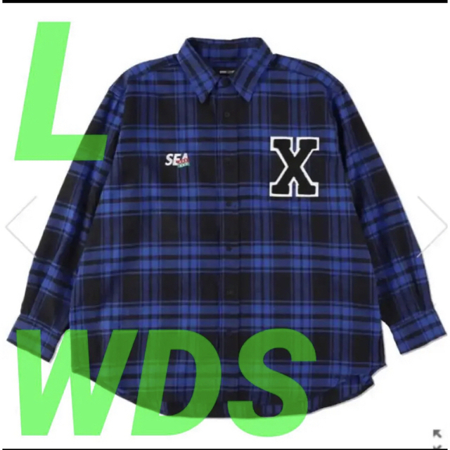 WIND AND SEA(ウィンダンシー)のL WDS GOD SELECTION XXX FLANNEL SHIRT メンズのトップス(シャツ)の商品写真