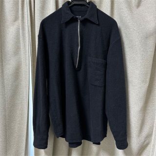 コモリ(COMOLI)のcomoli 縮絨ウール ハーフジップシャツ 22AW 1(シャツ)