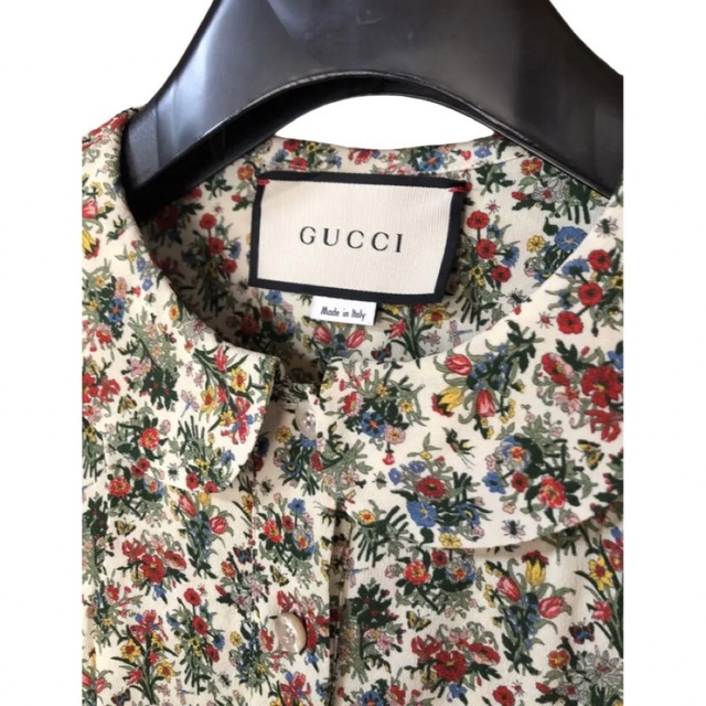 Gucci(グッチ)の❤️美品❤️GUCCI❤️グッチ◆ワンピース◆総柄◆国内正規品 レディースのワンピース(ひざ丈ワンピース)の商品写真