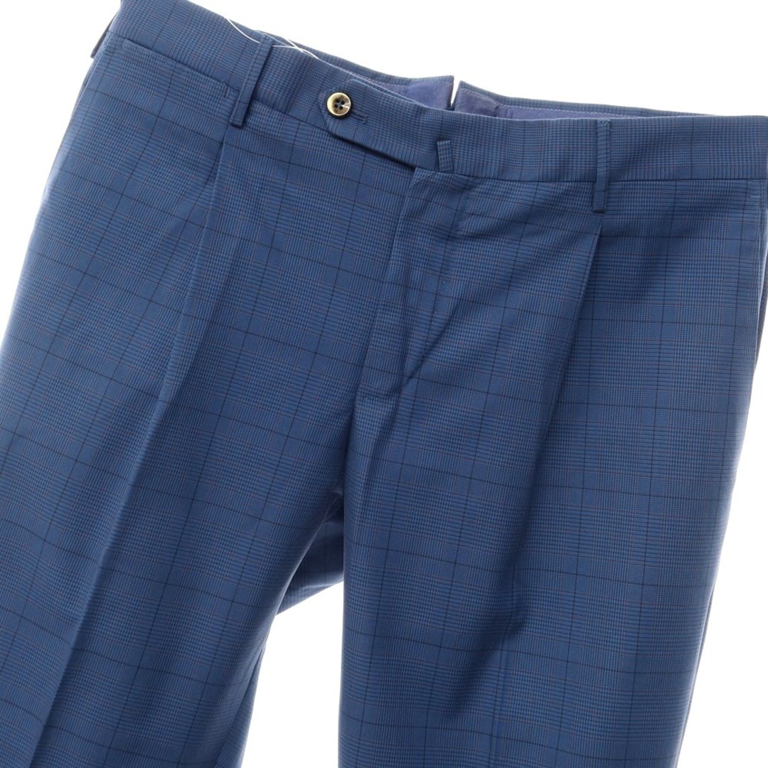 【新品】ピーティートリノ PT TORINO Deluxe Comfort Fabric コットン チェック スラックスパンツ【サイズ48】【メンズ】