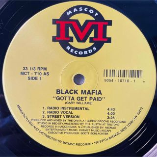 Black Mafia / Gotta Get Paid【12"US】(ヒップホップ/ラップ)