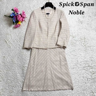 スピックアンドスパンノーブル(Spick and Span Noble)のシルク混 ꕤ Spick&Span Noble フォーマルスーツセットアップ(スーツ)