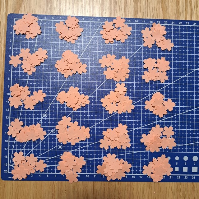 桜＊クラフトパンチ合計600＋α ハンドメイドの素材/材料(各種パーツ)の商品写真