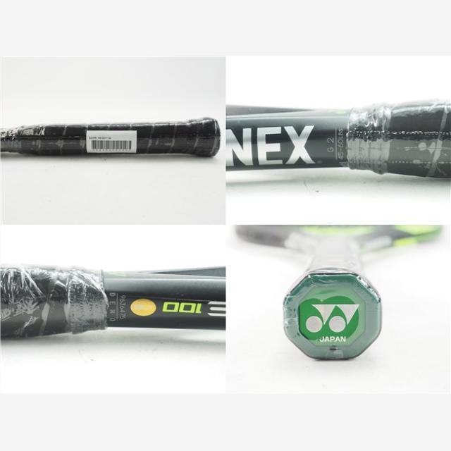 元グリップ交換済み付属品テニスラケット ヨネックス イーゾーン 100 2017年モデル【DEMO】 (G2)YONEX EZONE 100 2017