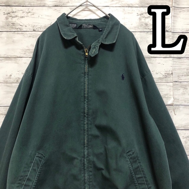 POLO RALPH LAUREN - 希少 80s 90s USA製 L 緑 グリーン ラルフ ...