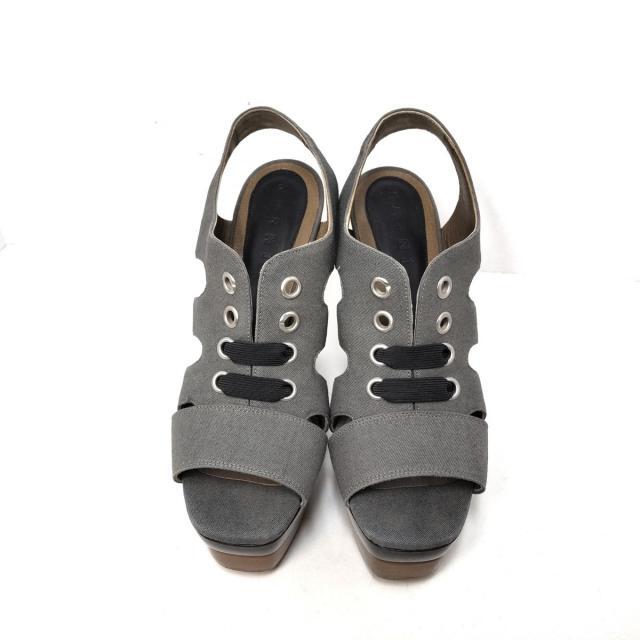 Marni(マルニ)のマルニ サンダル レディース - キャンバス レディースの靴/シューズ(サンダル)の商品写真