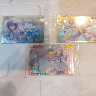 プロセカウエハース4  プラカード3枚(キャラクターグッズ)