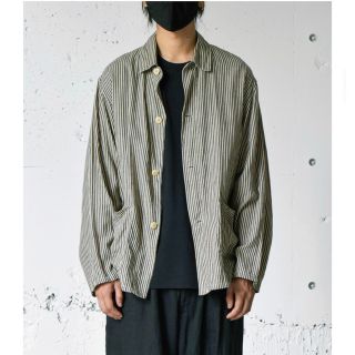 コモリ(COMOLI)のCOMOLI / コモリ　ストライプ ワークジャケット22SS(シャツ)