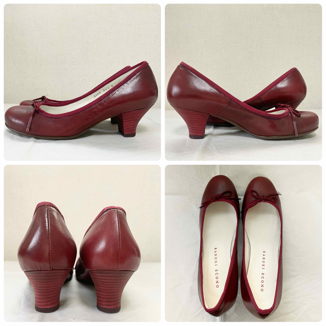 RABOKI ECONO パンプス ラボキゴシワークス 22.5cm 3