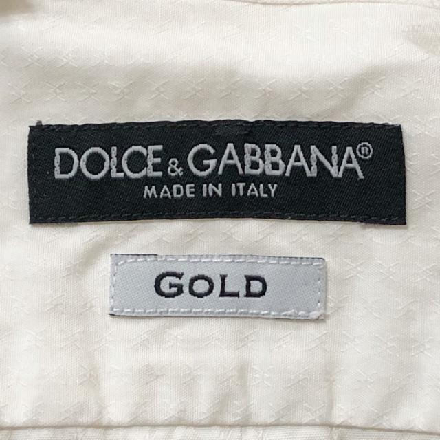 DOLCE&GABBANA(ドルチェアンドガッバーナ)のドルチェアンドガッバーナ 長袖シャツ - 白 メンズのトップス(シャツ)の商品写真