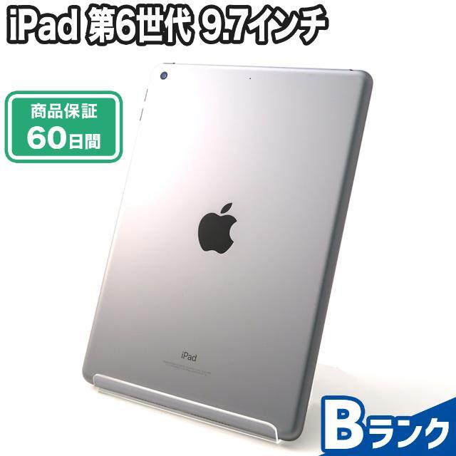 iPad(アイパッド)のiPad 第6世代 9.7インチ 32GB スペースグレイ Wi-Fiモデル 中古 Bランク 本体【ReYuuストア（リユーストア）】 スマホ/家電/カメラのPC/タブレット(タブレット)の商品写真