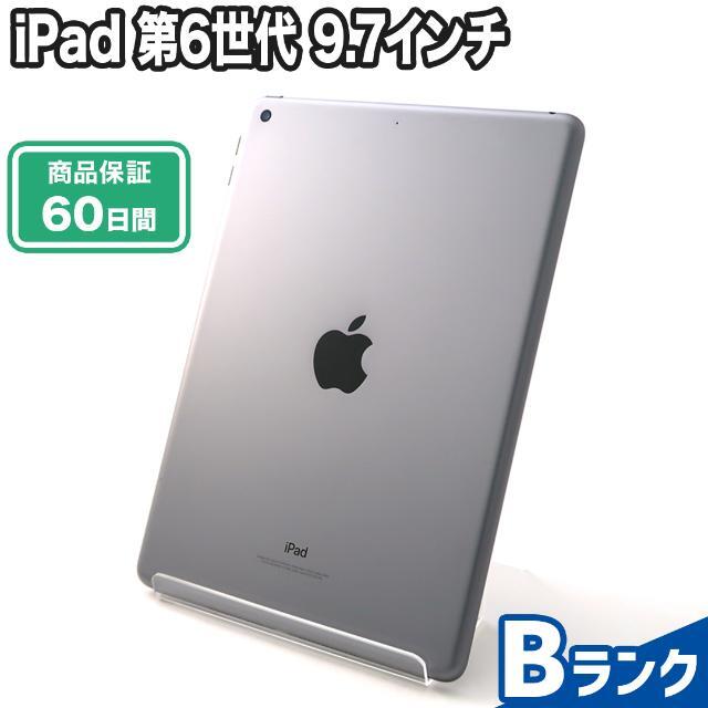 9425古物営業許可iPad 第6世代 9.7インチ 32GB スペースグレイ Wi-Fiモデル  Bランク 本体【ReYuuストア（リユーストア）】