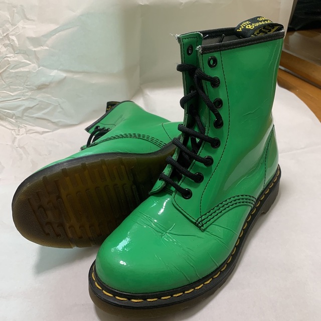 Dr.Martens(ドクターマーチン)のドクターマーチン　グリーン　緑　Dr.Martin レディースの靴/シューズ(ブーツ)の商品写真